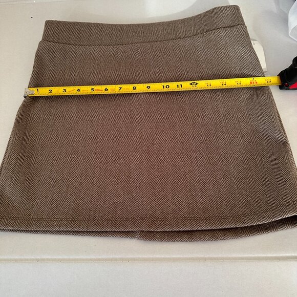 Women's Mini Skirt Polyester Light Brown Khaki - Picture 10 of 10